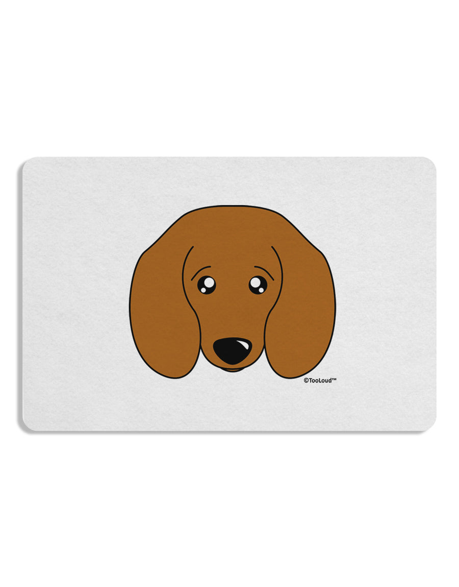 Cute Doxie Dachshund Dog Placemat by TooLoud Set of 4 Placemats-Placemat-TooLoud-White-Davson Sales