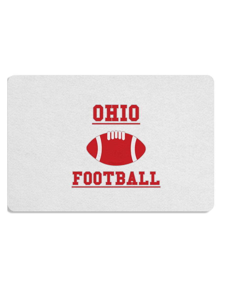 Ohio Football Placemat by TooLoud Set of 4 Placemats-Placemat-TooLoud-White-Davson Sales