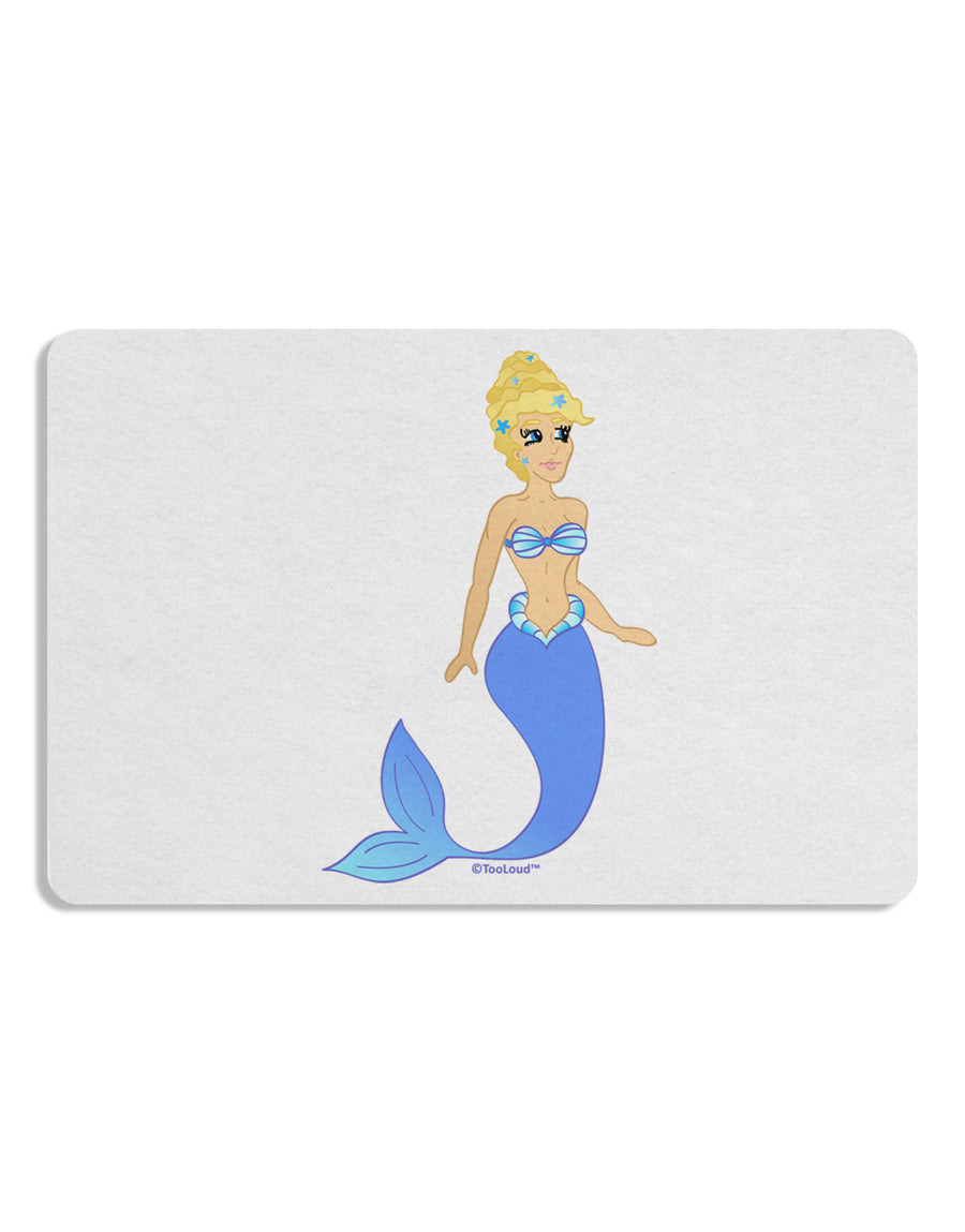 Mermaid Design - Blue Placemat Set of 4 Placemats-Placemat-TooLoud-White-Davson Sales