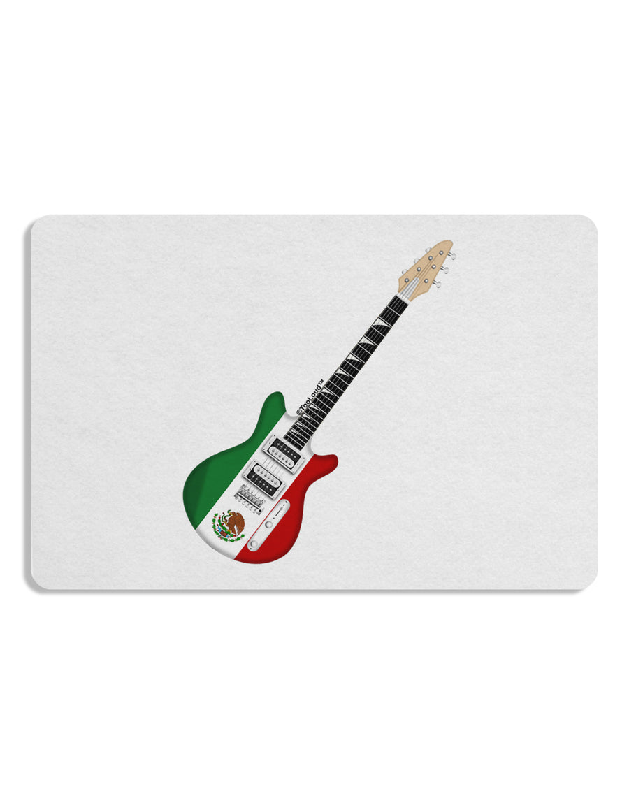 Mexican Flag Guitar Design Placemat by TooLoud Set of 4 Placemats-Placemat-TooLoud-White-Davson Sales