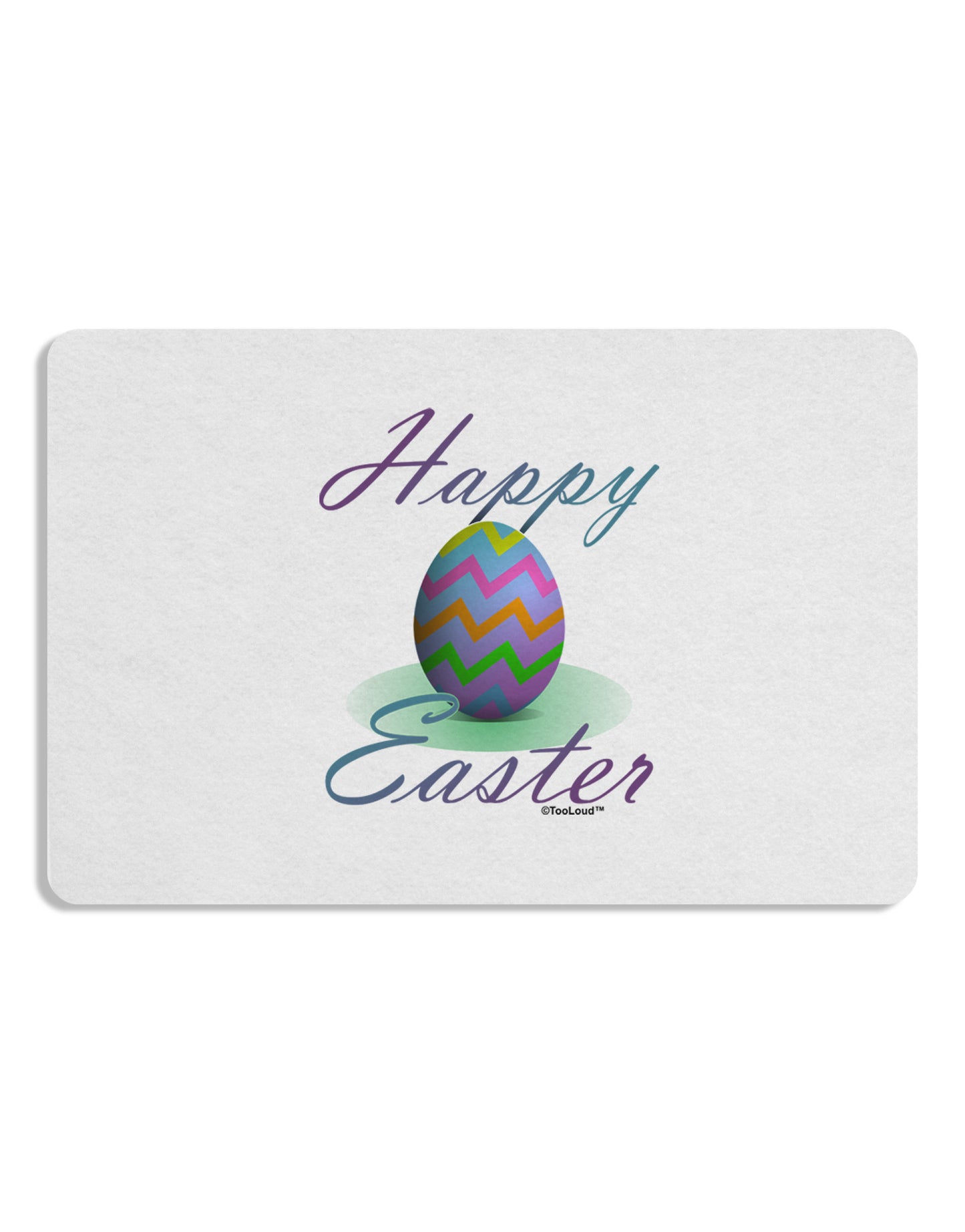 One Happy Easter Egg Placemat Set of 4 Placemats-Placemat-TooLoud-White-Davson Sales