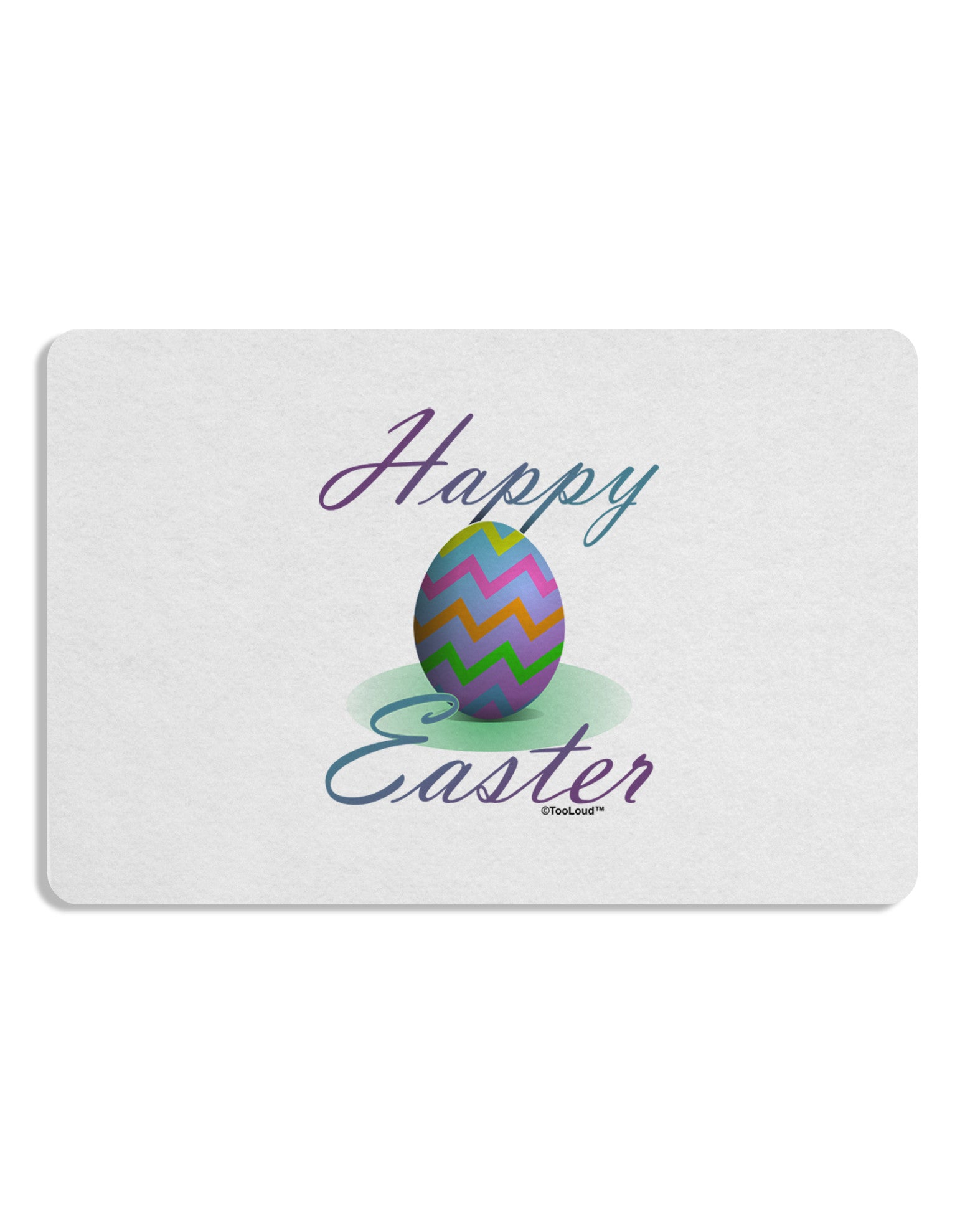 One Happy Easter Egg Placemat Set of 4 Placemats-Placemat-TooLoud-White-Davson Sales