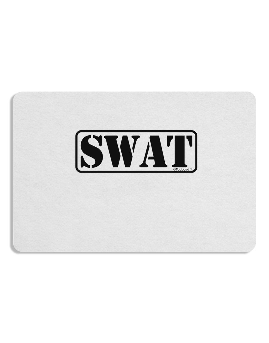 SWAT Team Logo - Text #2 Placemat by TooLoud Set of 4 Placemats-Placemat-TooLoud-White-Davson Sales