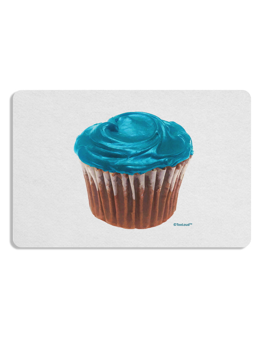 Giant Bright Turquoise Cupcake Placemat by TooLoud Set of 4 Placemats-Placemat-TooLoud-White-Davson Sales