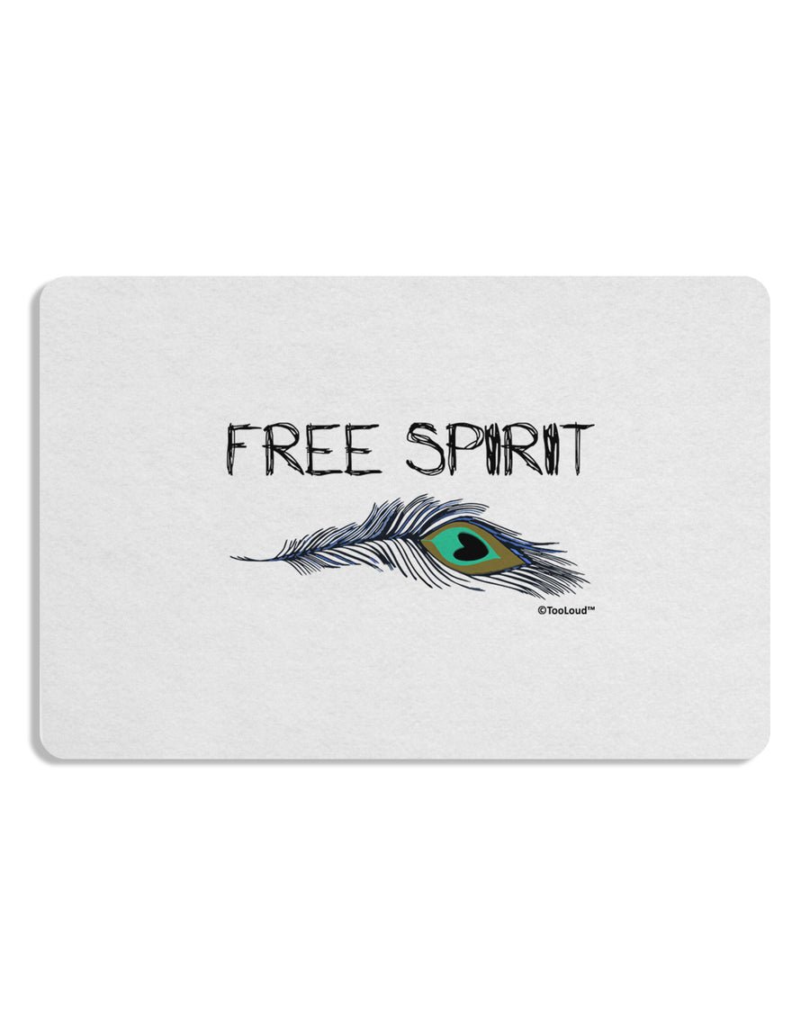 Graphic Feather Design - Free Spirit Placemat by TooLoud Set of 4 Placemats-Placemat-TooLoud-White-Davson Sales