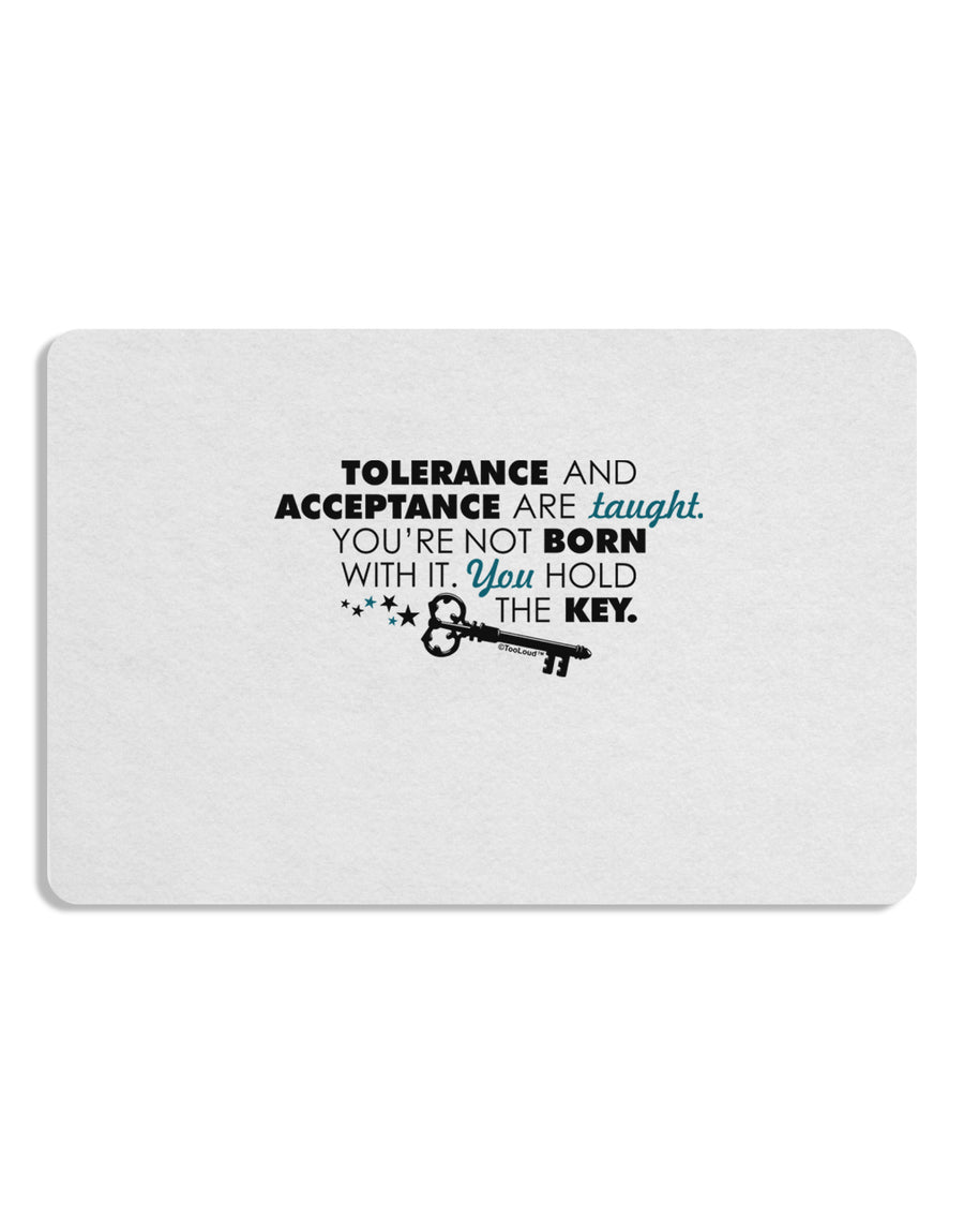 Tolerance And Acceptance Placemat Set of 4 Placemats-Placemat-TooLoud-White-Davson Sales