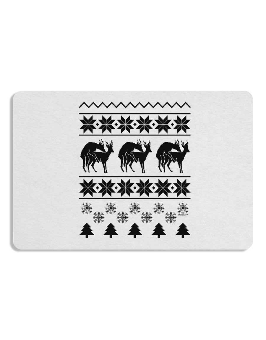 Humping Gay Reindeer Placemat Set of 4 Placemats-Placemat-TooLoud-White-Davson Sales