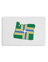 Portland Oregon Flag Placemat Set of 4 Placemats-Placemat-TooLoud-White-Davson Sales