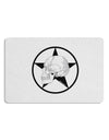 White Skull With Star Placemat by TooLoud Set of 4 Placemats-Placemat-TooLoud-White-Davson Sales