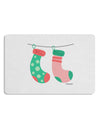 Cute Mr and Mrs Christmas Couple Stockings 12 x 18 Placemat by TooLoud Set of 4 Placemats-Placemat-TooLoud-White-Davson Sales