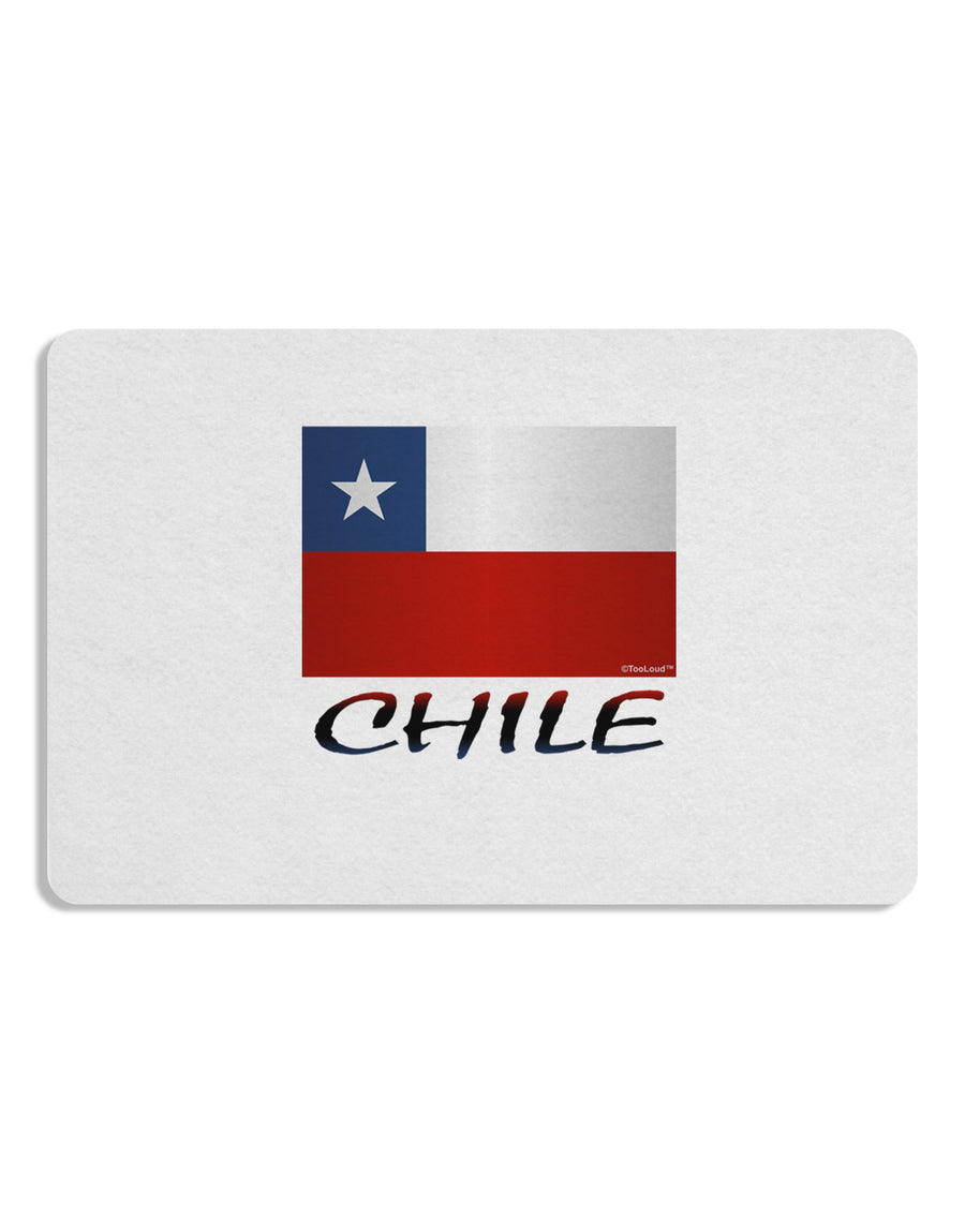 Chile Flag Placemat Set of 4 Placemats-Placemat-TooLoud-White-Davson Sales