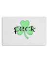 Feck - Clover Distressed Design Placemat by TooLoud Set of 4 Placemats-Placemat-TooLoud-White-Davson Sales