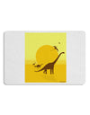 Brontosaurus and Pterodactyl Silhouettes with Sun Placemat by TooLoud Set of 4 Placemats-Placemat-TooLoud-White-Davson Sales