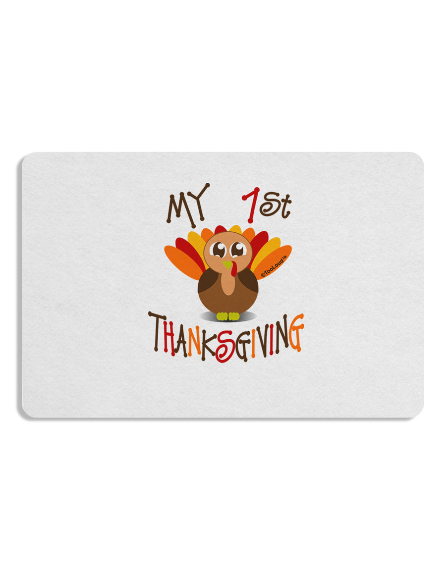 My 1st Thanksgiving Placemat Set of 4 Placemats-Placemat-TooLoud-White-Davson Sales
