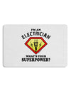 Electrician - Superpower Placemat Set of 4 Placemats-Placemat-TooLoud-White-Davson Sales