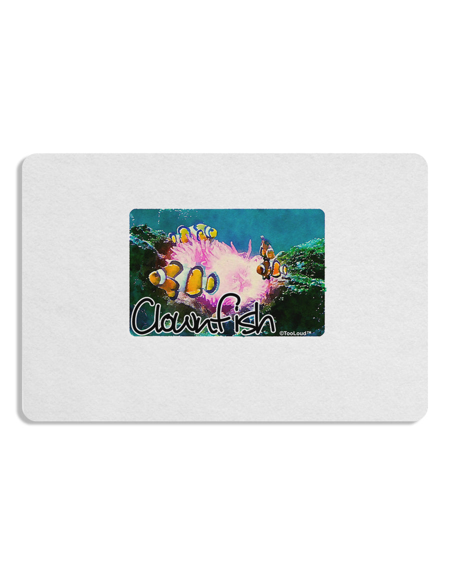 Clownfish Watercolor Text Placemat Set of 4 Placemats-Placemat-TooLoud-White-Davson Sales