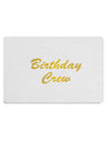 Birthday Crew Text Placemat by TooLoud Set of 4 Placemats-Placemat-TooLoud-White-Davson Sales