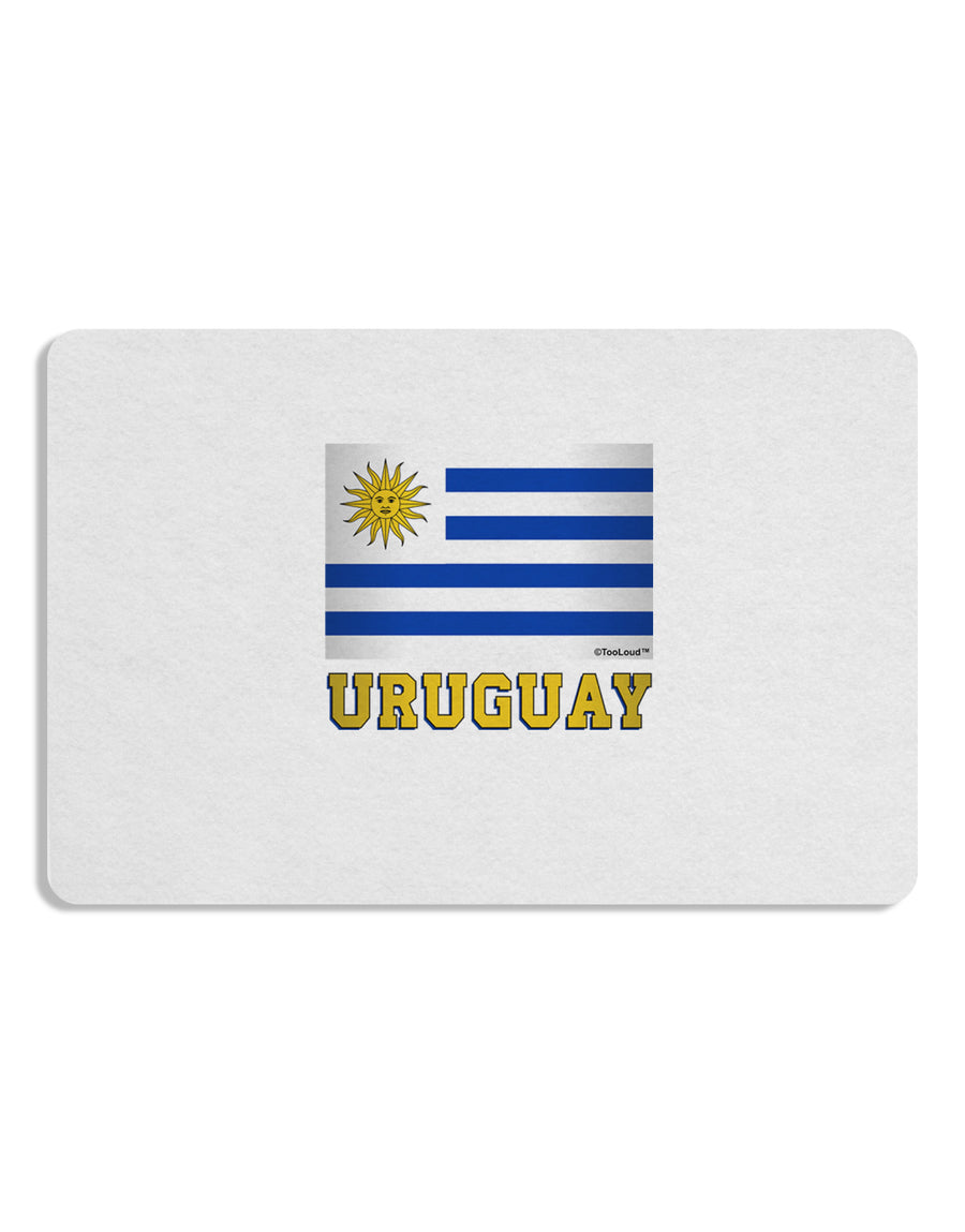 Uruguay Flag Placemat Set of 4 Placemats-Placemat-TooLoud-White-Davson Sales