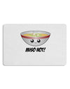 Miso Hot - Cute Miso Soup Bowl Placemat by TooLoud Set of 4 Placemats-Placemat-TooLoud-White-Davson Sales