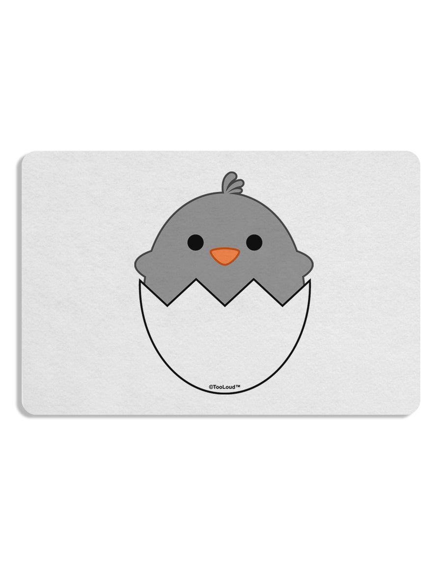 Cute Hatching Chick - Gray Placemat by TooLoud Set of 4 Placemats-Placemat-TooLoud-White-Davson Sales