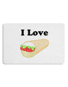 I Love Burritos - Funny Food 12 x 18 Placemat Set of 4 Placemats-Placemat-TooLoud-White-Davson Sales