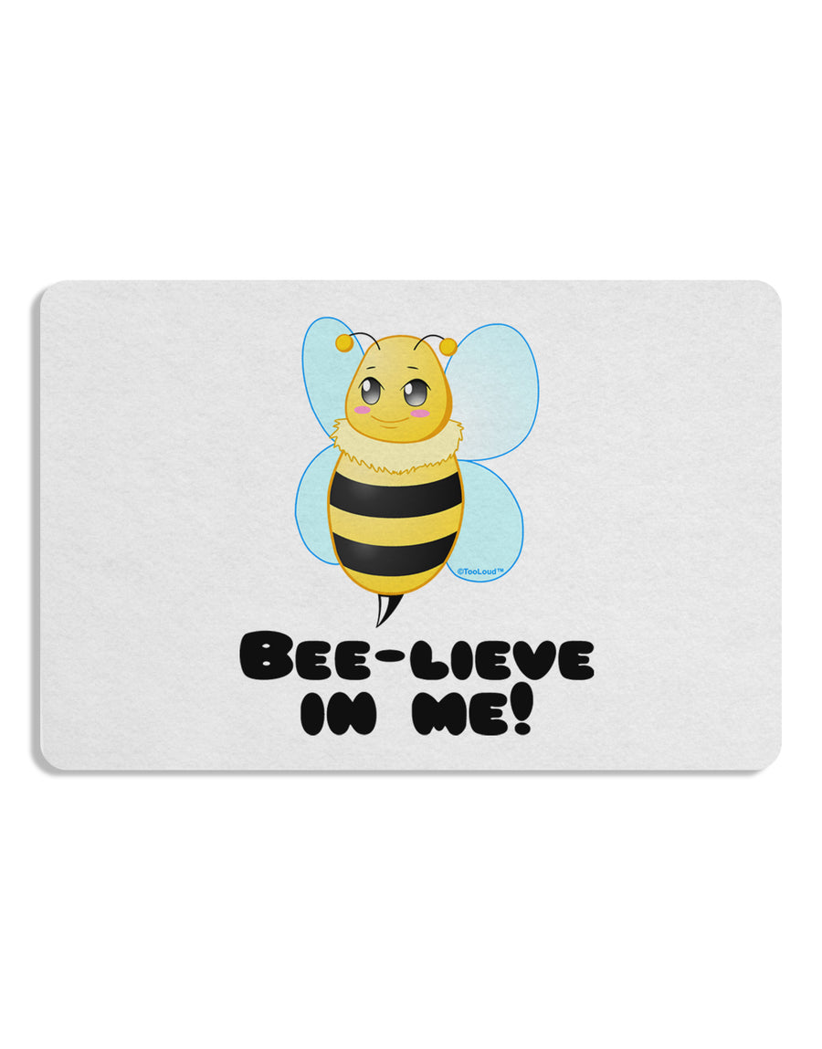 Bee-lieve In Me Placemat Set of 4 Placemats-Placemat-TooLoud-White-Davson Sales