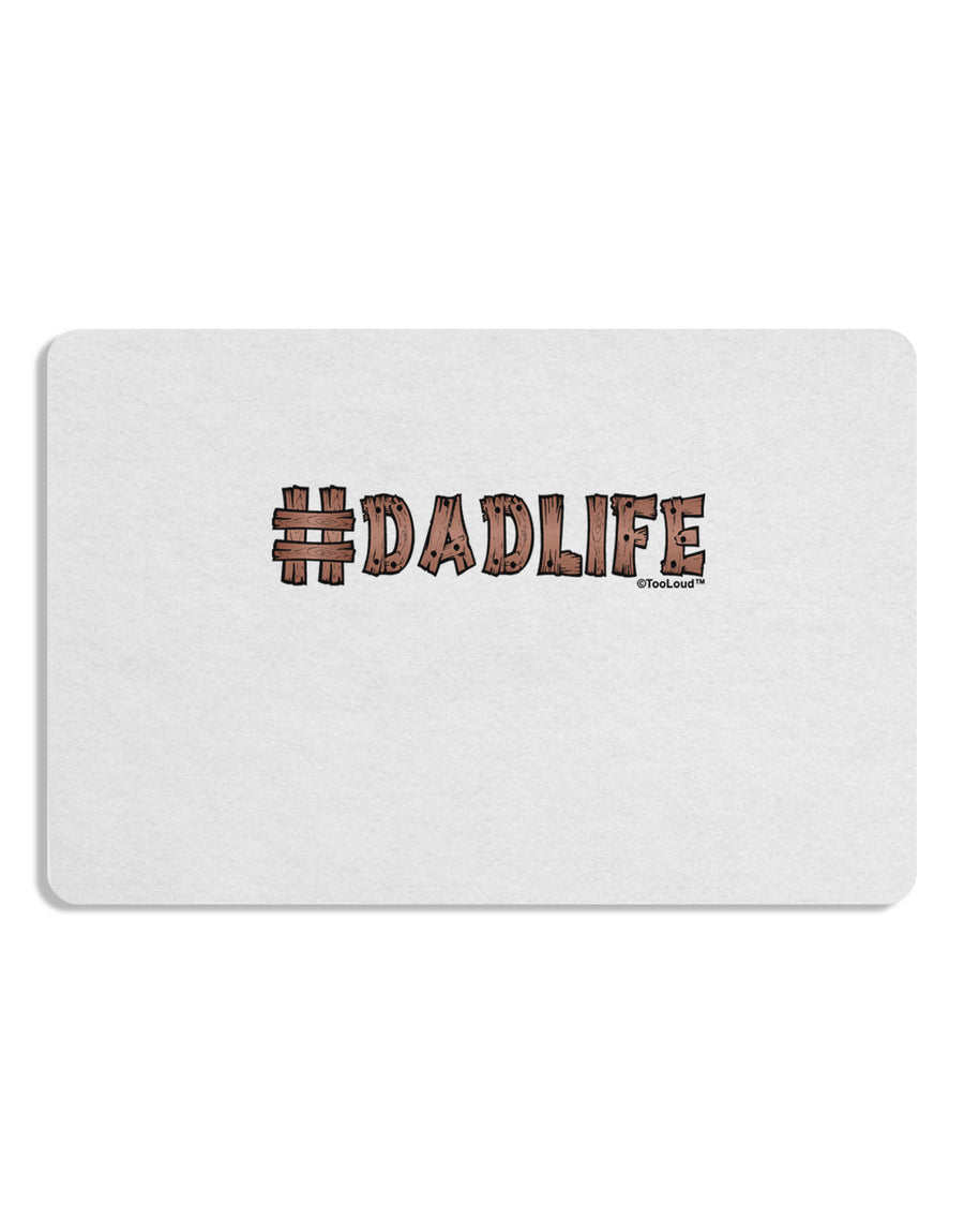 Hashtag Dadlife Placemat by TooLoud Set of 4 Placemats-Placemat-TooLoud-White-Davson Sales