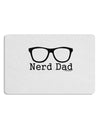 Nerd Dad - Glasses Placemat by TooLoud Set of 4 Placemats-Placemat-TooLoud-White-Davson Sales