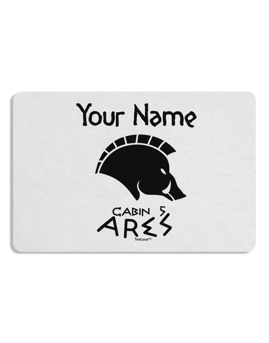 Personalized Cabin 5 Ares Placemat by TooLoud Set of 4 Placemats-Placemat-TooLoud-White-Davson Sales