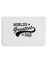 World's Greatest Dad - Sport Style Placemat by TooLoud Set of 4 Placemats-Placemat-TooLoud-White-Davson Sales