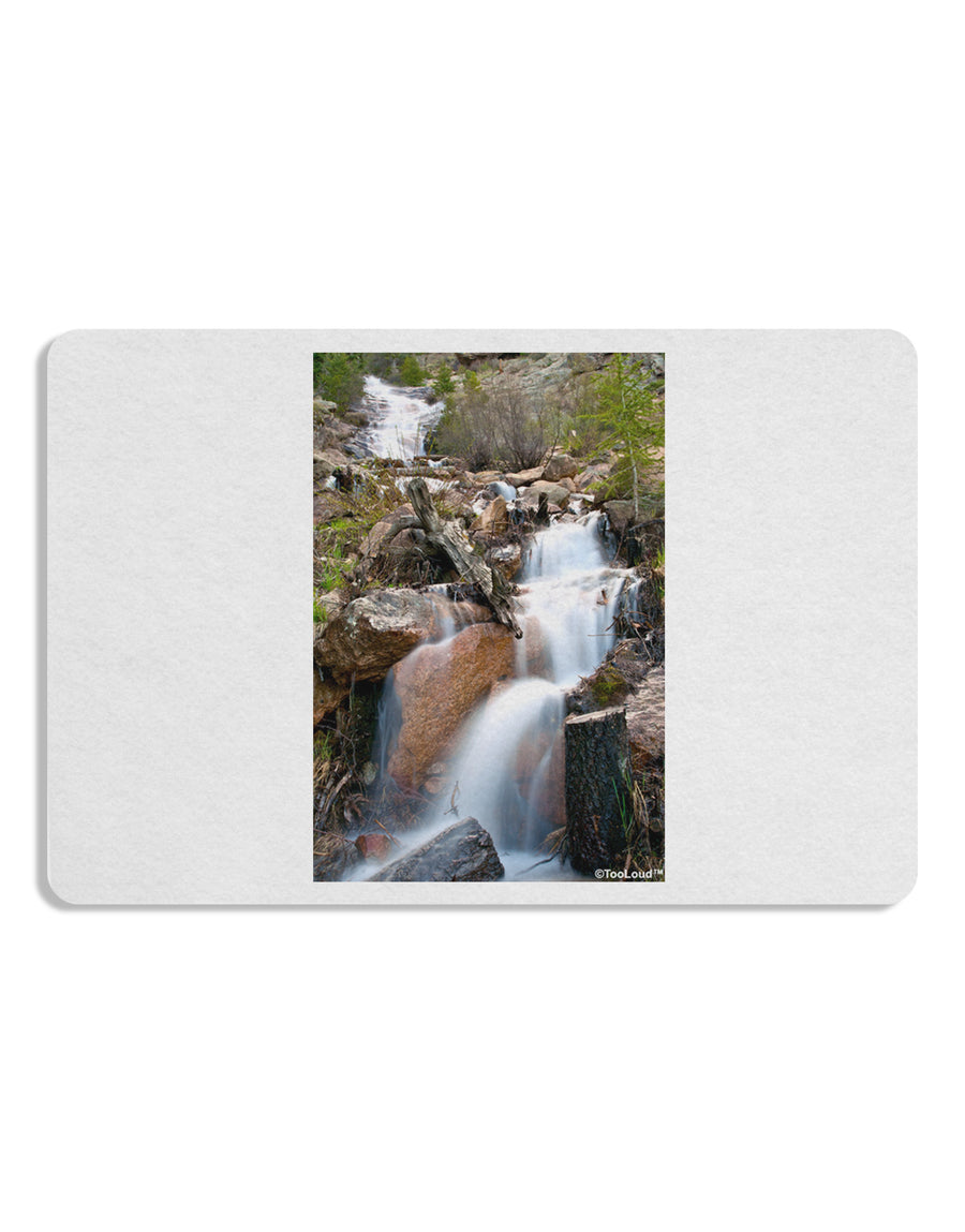 Colorado Waterfall Scene Placemat Set of 4 Placemats-Placemat-TooLoud-White-Davson Sales