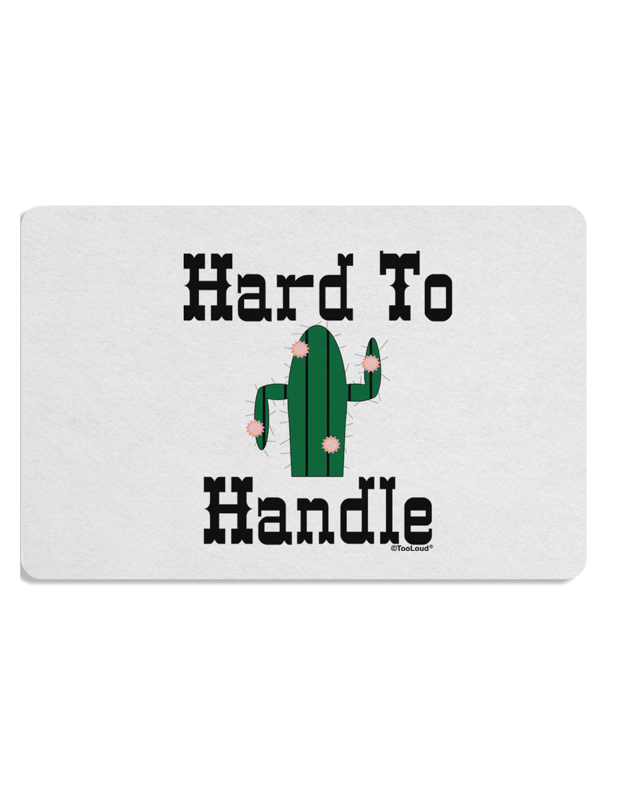 Hard To Handle Cactus Placemat by TooLoud Set of 4 Placemats-Placemat-TooLoud-White-Davson Sales