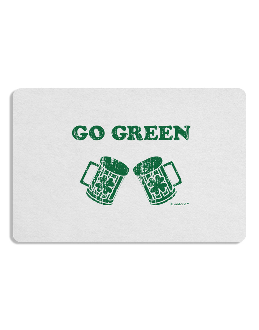 Go Green - St. Patrick's Day Green Beer Placemat by TooLoud Set of 4 Placemats-Placemat-TooLoud-White-Davson Sales