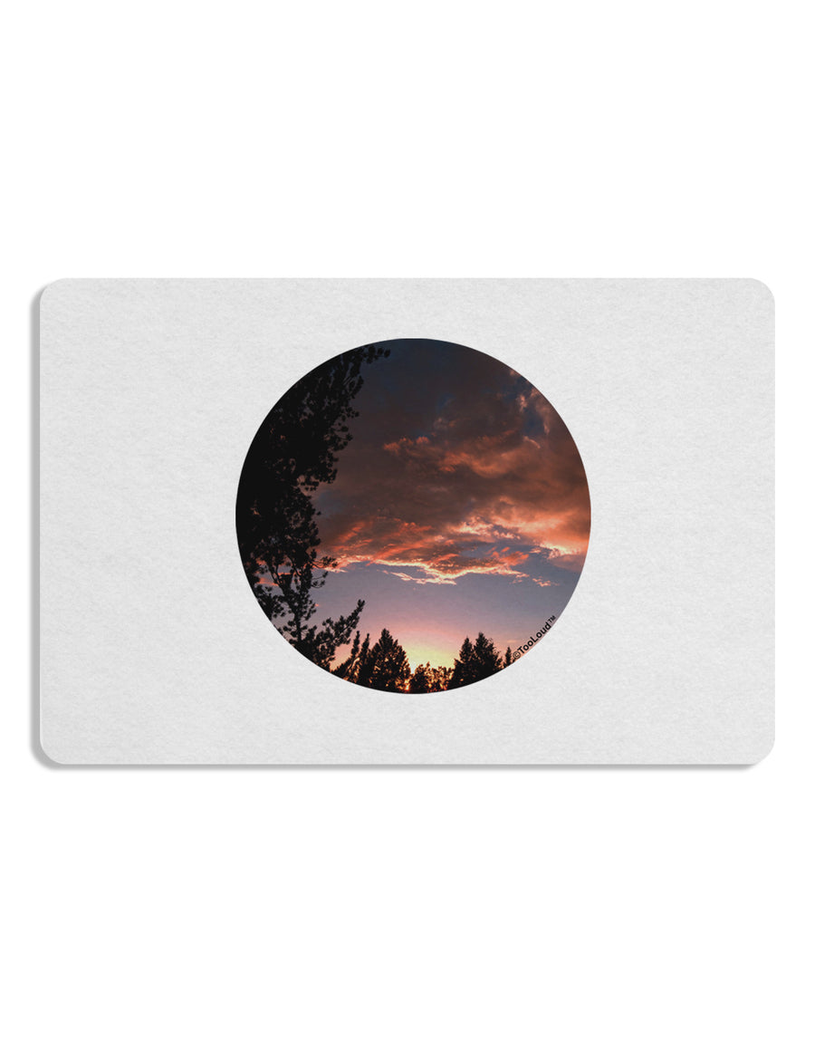 Forest Sunset Placemat by TooLoud Set of 4 Placemats-Placemat-TooLoud-White-Davson Sales