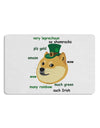 St Patricks Day Leprechaun Doge Placemat Set of 4 Placemats-Placemat-TooLoud-White-Davson Sales