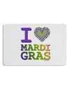 I Love Heart Mardi Gras Placemat Set of 4 Placemats-Placemat-TooLoud-White-Davson Sales