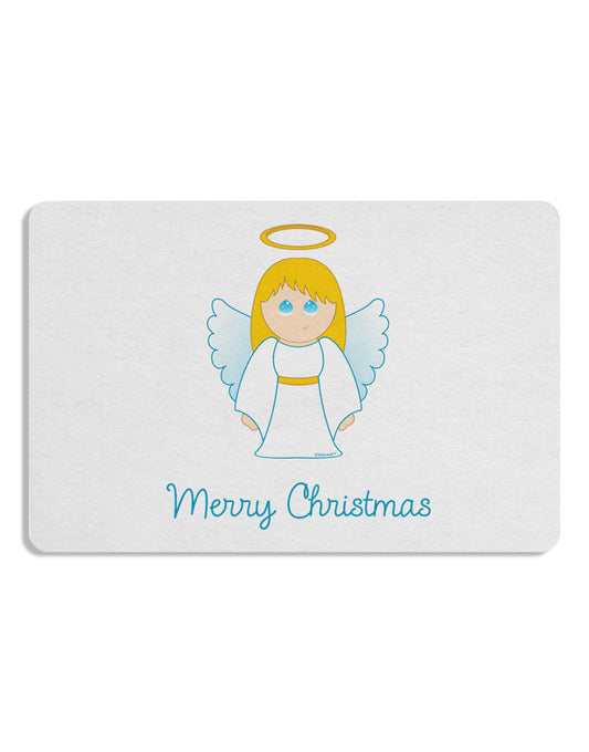 Merry Christmas Cute Angel Girl 12 x 18 Placemat Set of 4 Placemats-Placemat-TooLoud-White-Davson Sales
