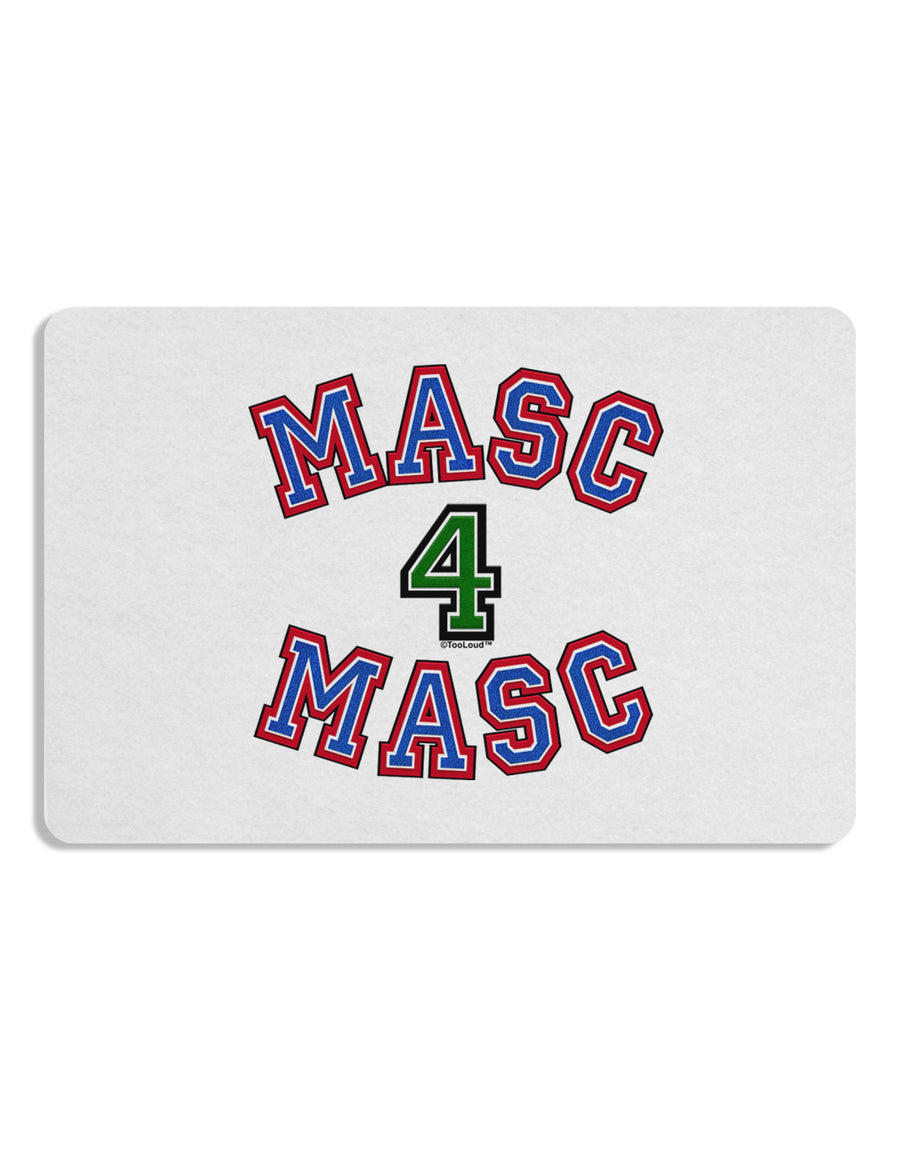 Masc 4 Masc College Stud Placemat by TooLoud Set of 4 Placemats-Placemat-TooLoud-White-Davson Sales