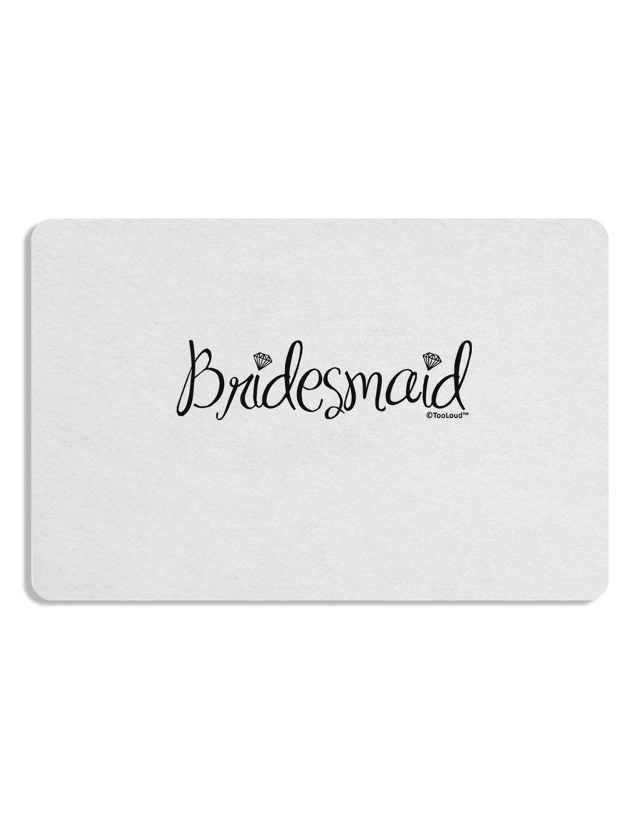 Bridesmaid Design - Diamonds Placemat Set of 4 Placemats-Placemat-TooLoud-White-Davson Sales