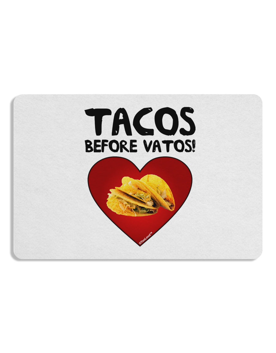 Tacos before Vatos Placemat by TooLoud Set of 4 Placemats-Placemat-TooLoud-White-Davson Sales