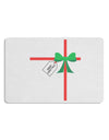 Merry Christmas Present Gift 12 x 18 Placemat Set of 4 Placemats-Placemat-TooLoud-White-Davson Sales