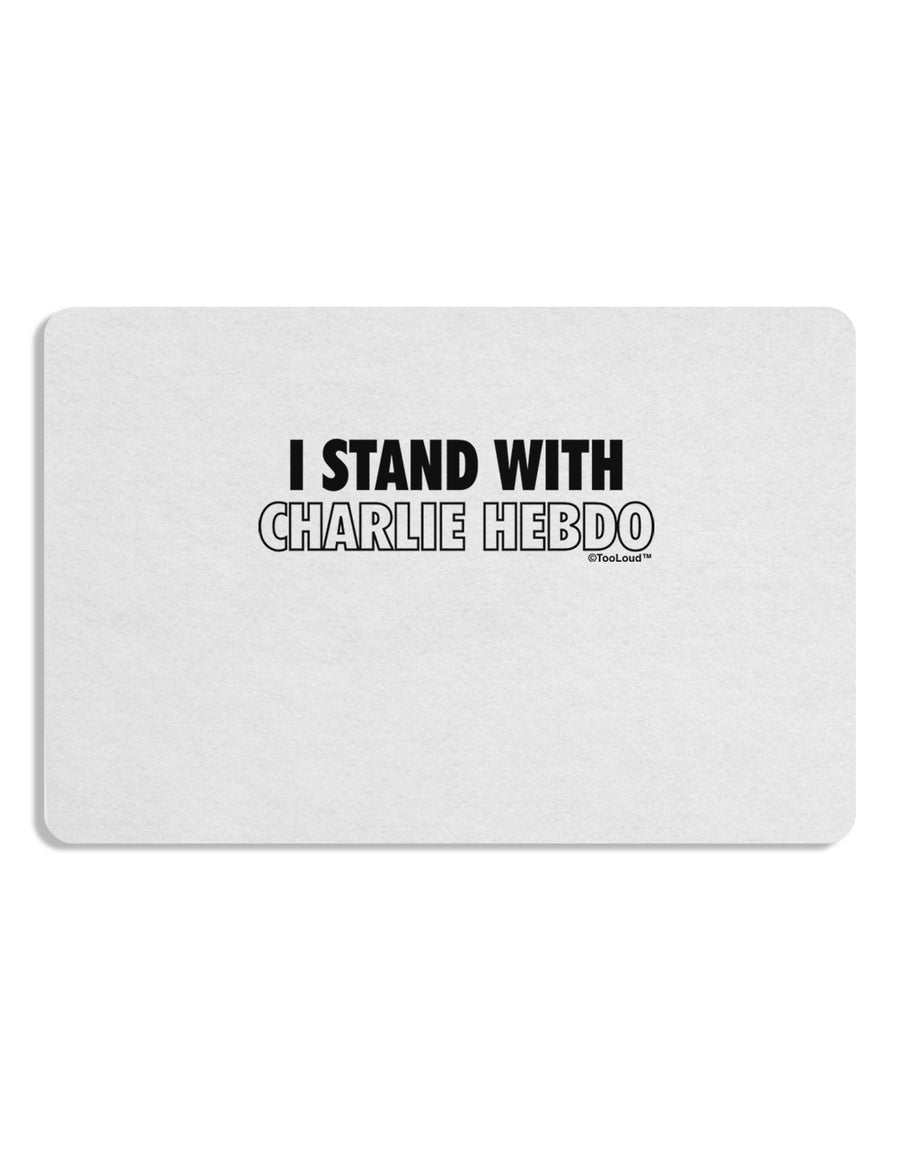 I Stand With Charlie Placemat by TooLoud Set of 4 Placemats-Placemat-TooLoud-White-Davson Sales