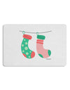 Cute Mrs and Mrs Christmas Couple Stockings 12 x 18 Placemat by TooLoud Set of 4 Placemats-Placemat-TooLoud-White-Davson Sales