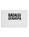 Badass Grandpa Placemat by TooLoud Set of 4 Placemats-Placemat-TooLoud-White-Davson Sales