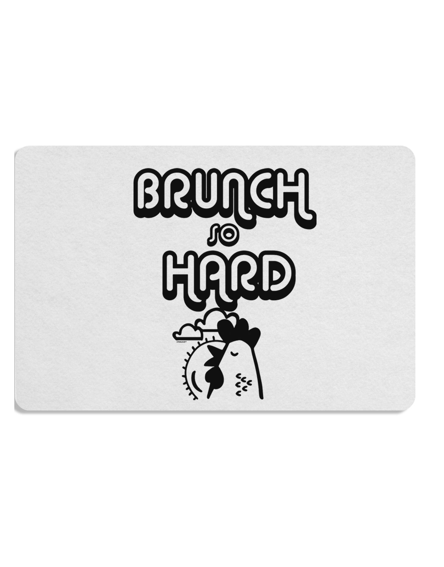 TooLoud Brunch So Hard Hen Placemat Set of 4 Placemats Multi-pack-Placemat-TooLoud-Davson Sales