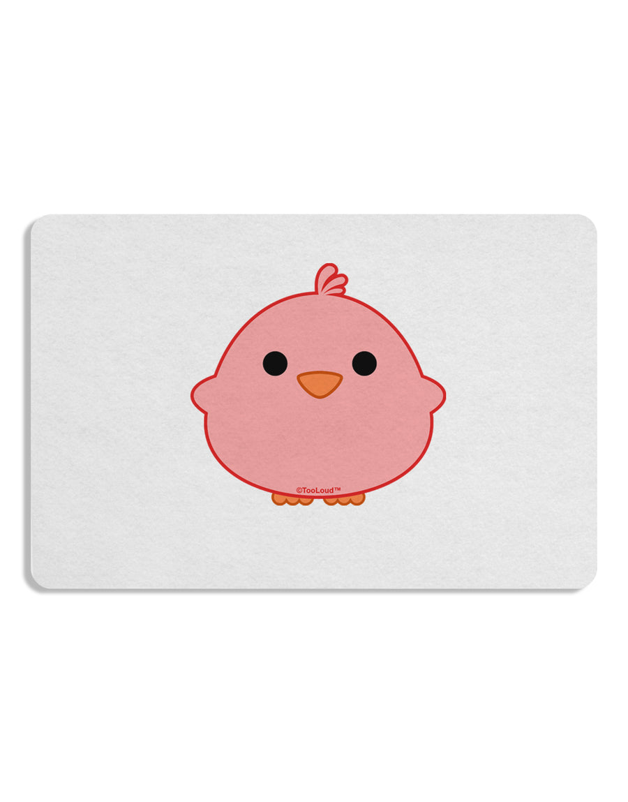 Cute Little Chick - Red Placemat by TooLoud Set of 4 Placemats-Placemat-TooLoud-White-Davson Sales