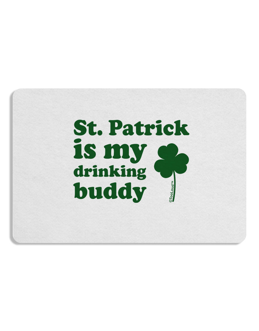 St Patrick is my Drinking Buddy Placemat Set of 4 Placemats-Placemat-TooLoud-White-Davson Sales