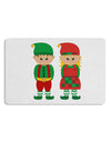 Cute Elf Couple Christmas 12 x 18 Placemat Set of 4 Placemats-Placemat-TooLoud-White-Davson Sales