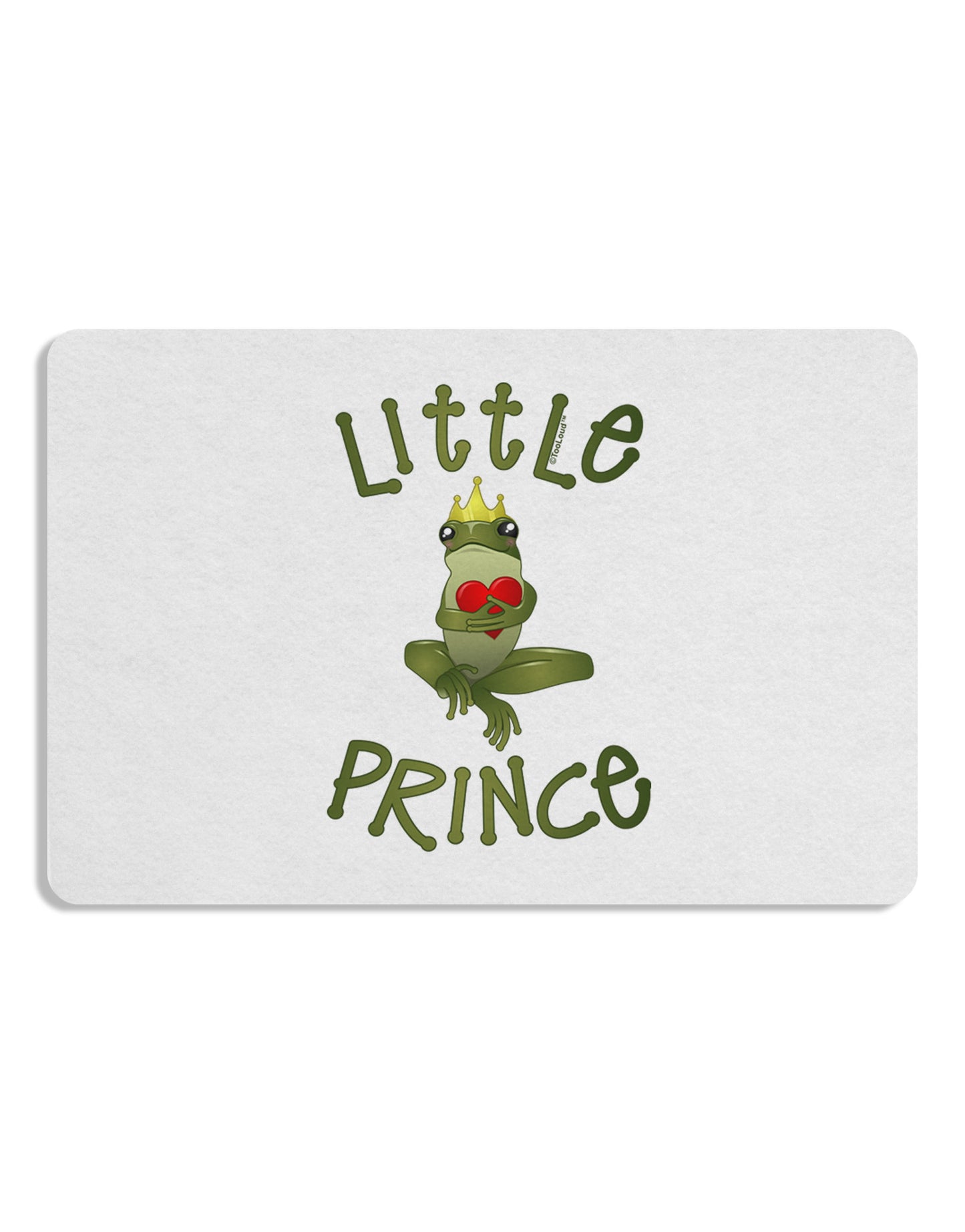Little Prince Frog Placemat Set of 4 Placemats-Placemat-TooLoud-White-Davson Sales