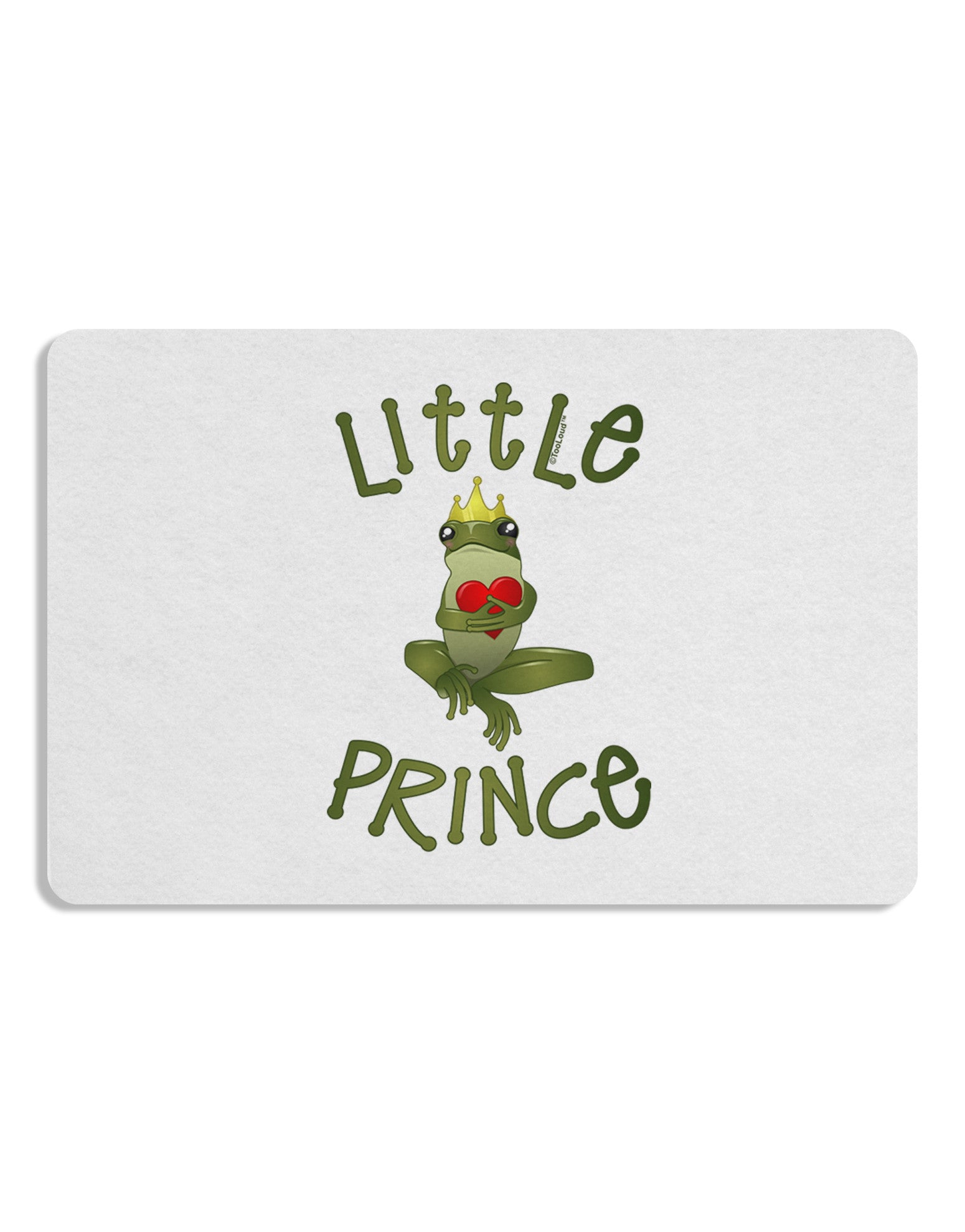 Little Prince Frog Placemat Set of 4 Placemats-Placemat-TooLoud-White-Davson Sales